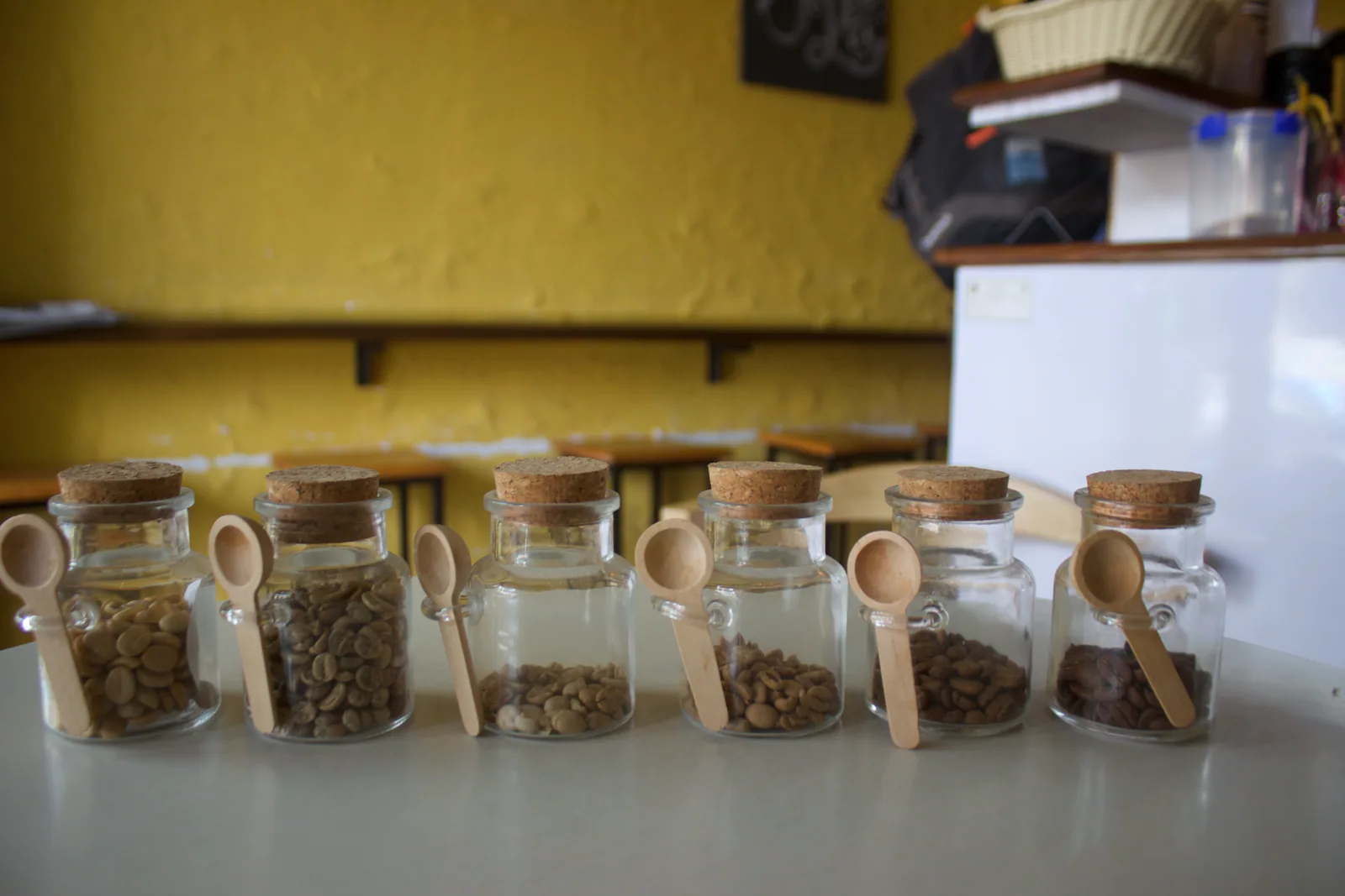 Mantar Kapaklı Cam Baharat Kavanozu (6’lı)